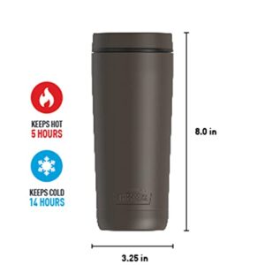 ALTA SERIES BY THERMOS Stainless Steel Tumbler 18 Ounce, Espresso Black