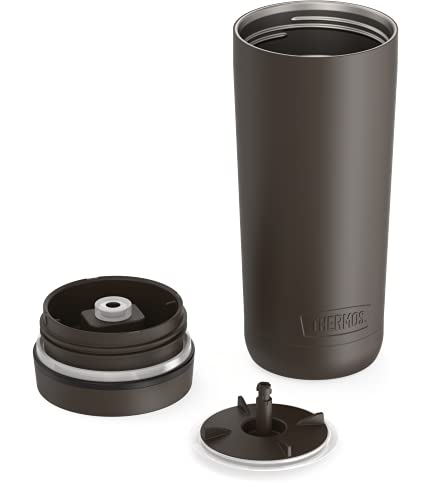 ALTA SERIES BY THERMOS Stainless Steel Tumbler 18 Ounce, Espresso Black