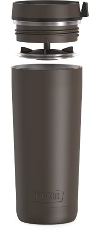 ALTA SERIES BY THERMOS Stainless Steel Tumbler 18 Ounce, Espresso Black