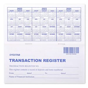 12 pcs check registers for personal checkbook, upgrade checkbook register and transactions ledgers.