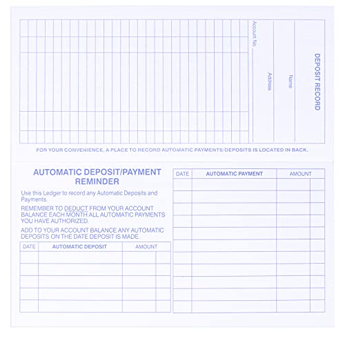 12 PCS Check registers for Personal Checkbook, Upgrade Checkbook Register and transactions Ledgers.