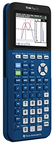 Texas Instruments TI- 84 Plus CE Denim Graphing Calculator