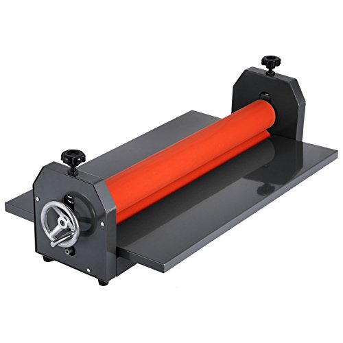 VEVOR 25 Inch Manual Cold Roll Laminator 1.18" Thickness Foldable Roll Laminating Machine Vinyl Photo Film Mounting Laminator for Commercial Professional Uses (25"Max Film Width)