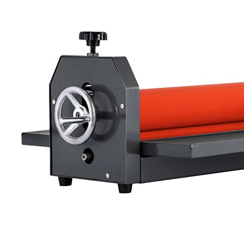 VEVOR 25 Inch Manual Cold Roll Laminator 1.18" Thickness Foldable Roll Laminating Machine Vinyl Photo Film Mounting Laminator for Commercial Professional Uses (25"Max Film Width)