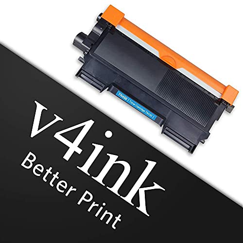 v4ink Compatible Replacement for Brother TN450 TN420 Black Toner Cartridge High Yield to use for HL-2240d HL-2270dw HL-2280dw MFC-7360n MFC-7860dw IntelliFax 2840 2940 4-Packs