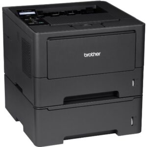 Brother High-Speed Monochrome Laser Printer with Wireless Networking, Duplex and Dual Paper Trays (HL5470DWT), Amazon Dash Replenishment Ready