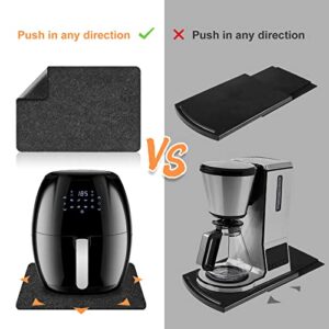 Heat Resistant Mat for Air Fryer, 2 Pcs Heat Resistant Pad Countertop Protector Mat Coffee Maker Mat for Countertops with Sliding Function for Air Fryer, Blender, Coffee Maker, Toaster