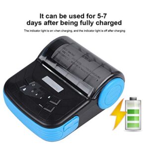 Mini USB Wireless Thermal Bill Printer, 80mm Portable Thermal Receipt Printer for/Android, Widely Used in Supermarkets, Shopping Malls, Restaurants(US)