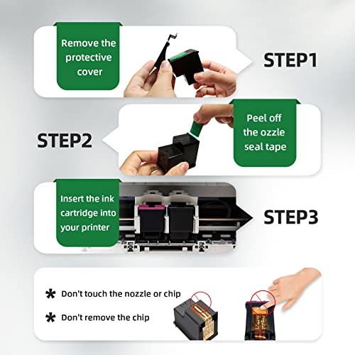 Economink Remanufactured 62 Black Ink Cartridge Replacement for HP 62XL High Yield to use with Envy 7640 5660 5540 7645 7644 5643 5640 5661 5642 7643 OfficeJet 250 200 5741 5740 5745 (1 Pack)