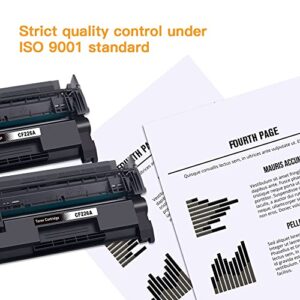 E-Z Ink (TM) Compatible Toner Cartridge Replacement for HP 26A CF226A 26X CF226X to use with M426fdw Laserjet M402dn Laserjet M402n Pro MFP M426fdn M402dw M426dw M402d Printer (2 Black)