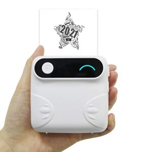 N/A Mini BT Pocket Printer Portable Instant Mobile Printer Thermal Paper Receipt Printer for Android iOS Smartphone Windows