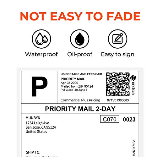 MUNBYN Thermal Direct Shipping Label, Digital Shipping Scale, Wireless Thermal Label Printer