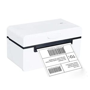N/A Desktop Thermal Label Printer for 4x6 Shipping Package Label Maker 180mm/s USB BT Thermal Sticker Printer Max.110mm Paper (Color : USB)
