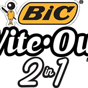 BIC 15ml Bottle Wite-Out 2 in 1 Correction Fluid (BICWOPFP11),White