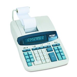 victor 1260-3 12 digit heavy duty commercial printing calculator