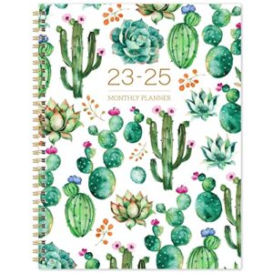 2023-2025 monthly planner/calendar – 2 year monthly planner 2023-2025, july 2023 – june 2025, 9″ x 11″ planner with twin-wire binding, monthly tabs, two-side pocket, perfect daily organizer