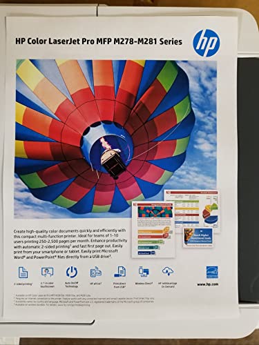 HP LaserJet Pro M281cdw Wireless Color Printer (HEWT6B83A) (Renewed)