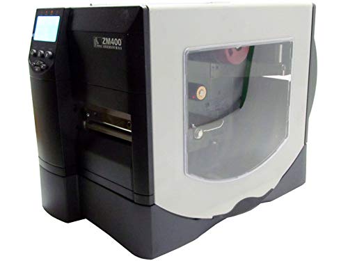 Zebra ZM400-3001-0100T Direct Thermal/Thermal Transfer Desktop Label Printer, 300 DPI, 4.09" Print Width, 8"/sec Print Speed, With Ethernet Connection (Renewed)