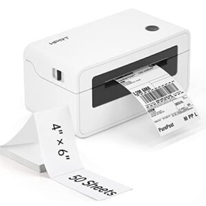 prt thermal shipping label printer with labels – 4×6 label printer, thermal label maker, compatible with shopify, ebay, ups, usps, fedex, amazon & etsy, support multiple systems