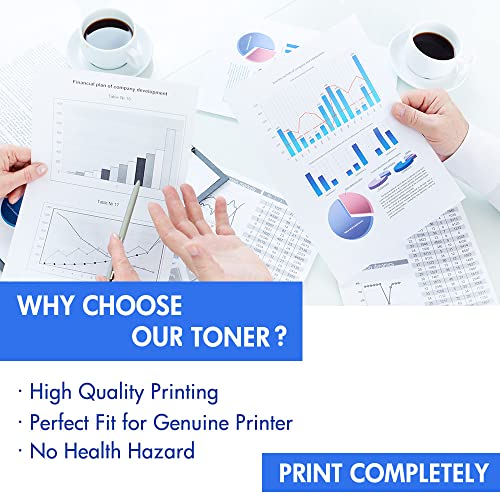 TN760 TN-760 TN730 Toner Cartridge: 2 Pack High Yield Black Compatible TN 760 TN-730 Toner Cartridge for MFC-L2710DW HL-L2395DW DCP-L2550DW HL-L2350DW MFC-L2750DW HL-L2395DW Printer