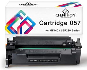 chenphon compatible toner cartridge replacement for canon 057 (3009c001) 1-pack black with canon imageclass mf445dw mf448dw mf449dw mf455dw lbp226dw lbp227dw lbp228dw lbp236dw laser printer