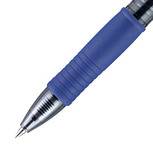 PILOT G2 Premium Refillable and Retractable Rolling Ball Gel Pens, Fine Point, Blue, 8-Pack (15301)