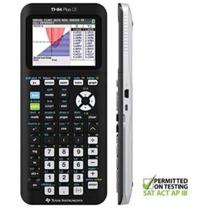 Texas Instruments ti-84 Plus Ce Color Graphing Calculator, Black
