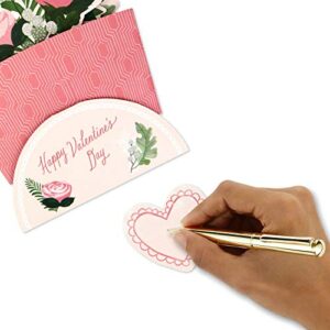 Hallmark Paper Wonder Pop Up Valentines Day Card, Displayable Bouquet (Happy Heart)