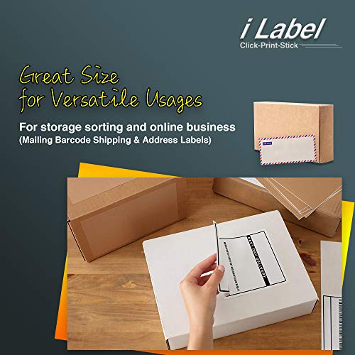 8.5" x 11" Full Sheet Sticker Paper for Laser & Inkjet Printers[50 Sheets,50 Labels]