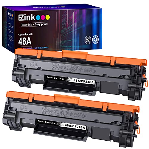 E-Z Ink (TM Compatible Toner Cartridges Replacement for HP 48A CF248A to use with Pro M29w M15w MFP M28w M28a M29a M30w M31w M15a M16a M16w Printer (Black, 2 Pack)