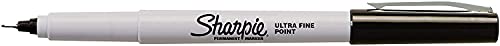 Sharpie Permanent Markers, Ultra Fine Point, Black, 12 Count - 2 Pack