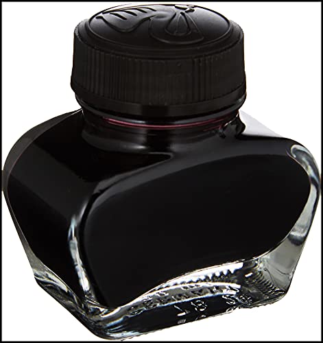 Pelikan 4001 Bottled Ink for Fountain Pens, Brilliant Black, 30ml, 1 Each (301051)