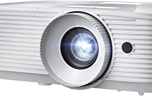 Optoma EH412x Professional 1080p Projector | 4,500 Lumens for Daytime Use in Meetings, Training and Classrooms | 15,000 Hour Lamp Life | 4K HDR Input | Built-in Speaker