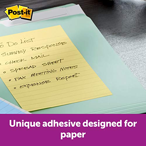 Post-it Pop-up Notes, 4 in x 6 in, 5 Pads, America's #1 Favorite Sticky Notes, Canary Yellow, Clean Removal, Recyclable (660-5PK)