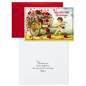 Hallmark Pack of Vintage Valentines Day Cards, Valentine Greetings (10 Valentine's Day Cards with Envelopes)