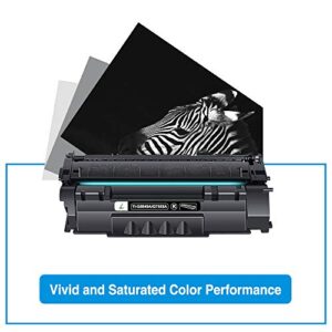 TRUE IMAGE Compatible Toner Cartridge Replacement for HP 49A Q5949A 53A Q7553A 49X Q5949X Used with 1320 1320n 3390 1160 1320tn 1320nw 3392 P2015 P2015dn Printer Ink (Black, 2-Pack)