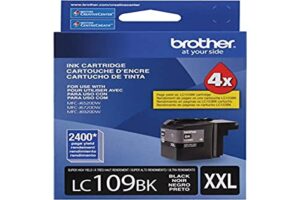 brother printer ultra high yield inkjet cartridge – black (lc109bk)