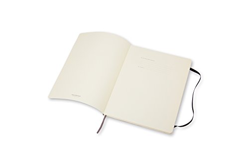 Moleskine Classic Notebook, Soft Cover, XL (7.5" x 9.5") Ruled/Lined, Black, 192 Pages