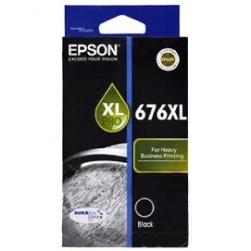 Epson T676XL120 DURABrite Ultra 676 Inkjet Cartridge -Black