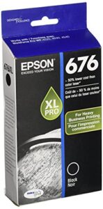 epson t676xl120 durabrite ultra 676 inkjet cartridge -black