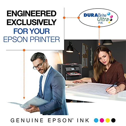 EPSON T802 DURABrite Ultra -Ink Standard Capacity Yellow -Cartridge (T802420-S) for select Epson WorkForce Pro Printers