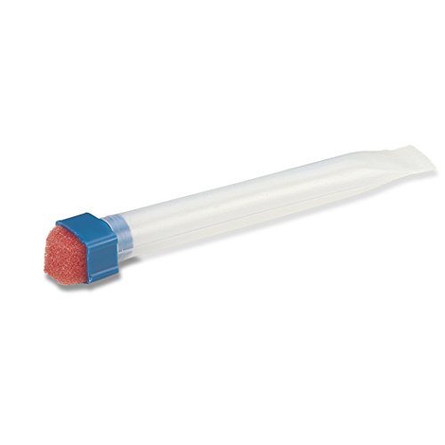 Officemate Pencil Style Moistener with Wedge Sponge (97802) - Clear, Blue, Red