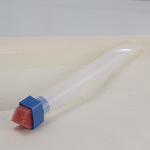 Officemate Pencil Style Moistener with Wedge Sponge (97802) - Clear, Blue, Red