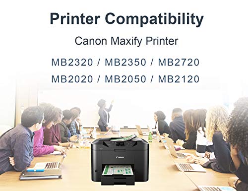 Miss Deer 10 Pack 1200XL Pigment Ink Cartridges Compatible for Canon PGI-1200XL PGI 1200 XL, High Yield Work with Maxify MB2720 MB2050 MB2350 MB2320 MB2020 MB2120 (4BK,2C,2M,2Y)