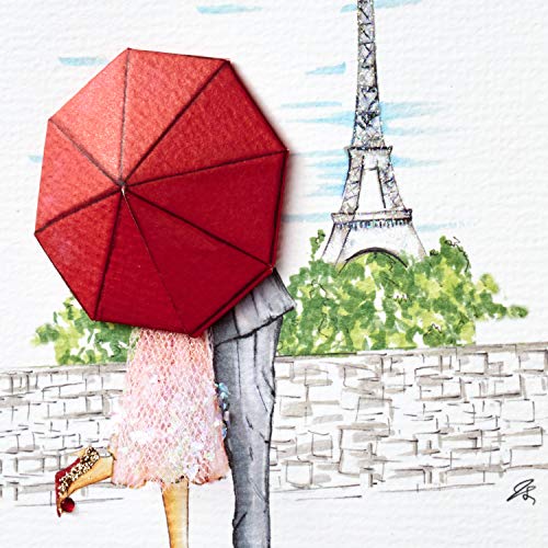 Hallmark Signature Valentines Day Card, Anniversary Card, Love Card for Significant Other (Paris)