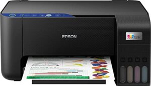 epson ecotank et series wireless color inkjet all-in-one supertank printer, borderless photo printing, print scan copy, voice activated – 10.5 ppm, ethernet, white
