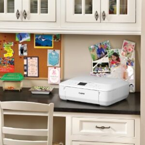Canon PIXMA MG5520 Wireless All-In-One Color Photo Printer with Scanner, Copier and Auto Duplex Printing, White (Tablet Ready)