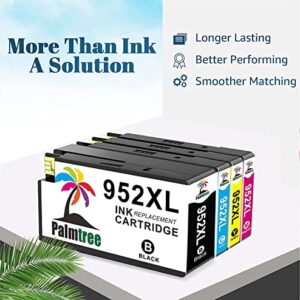 952XL Higher Yield Ink Cartridge Replacement for HP 952 XL Ink Cartridges for HP Officejet Pro 8710 8720 8702 7740 7720 8715 8725 8730 8740 8200 8210 Printer(4-Pack)