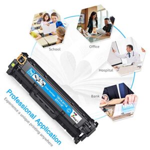 7Magic Remanufactured Toner Cartridge Replacement for HP 305A 305X CE410X CE410A for HP Laserjet Pro 400 Color MFP M451nw M451dn M451dw M475dw M475dn Laserjet Pro 300 MFP M375nw M351A Printer (4 Pack)