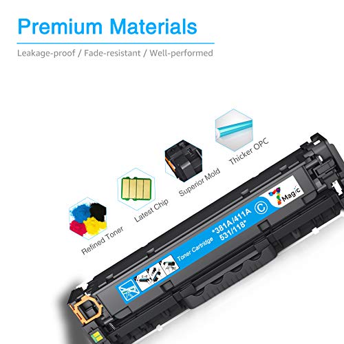 7Magic Remanufactured Toner Cartridge Replacement for HP 305A 305X CE410X CE410A for HP Laserjet Pro 400 Color MFP M451nw M451dn M451dw M475dw M475dn Laserjet Pro 300 MFP M375nw M351A Printer (4 Pack)